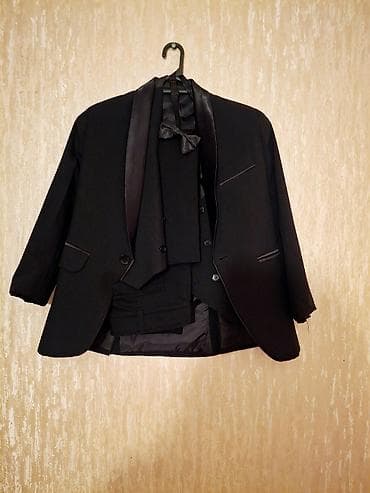 asbaz geyimi: Qış geyimləri və kişi kostyumları dəsti 1) Qara-boz parkа - Kürklü — 4