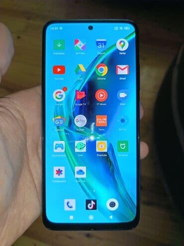 kandisaner işlenmiş: Redmi Note 11, 64 GB, rəng - Göy, Barmaq izi — 2