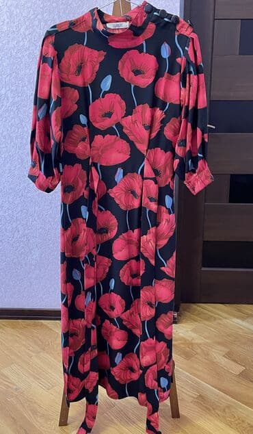 qadın donlar: - Model: uzun, düz kəsim, beldə bağlama kəməri ilə - Uzunluq: maxi - — 2