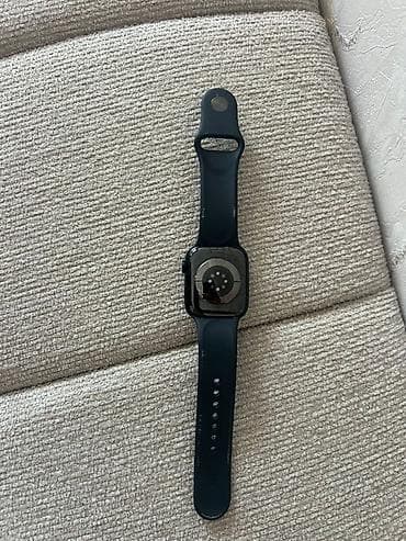 saat qablari: Qara rəngli smart saat 9seryası 4.45mm Pil 100% - Kvadrat formalı — 2
