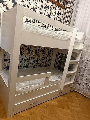 mebel parcalari: Oğlan və qız üçün, Yeni, Çarpayı, Matras ilə, Siyirməli, Laminat — 2