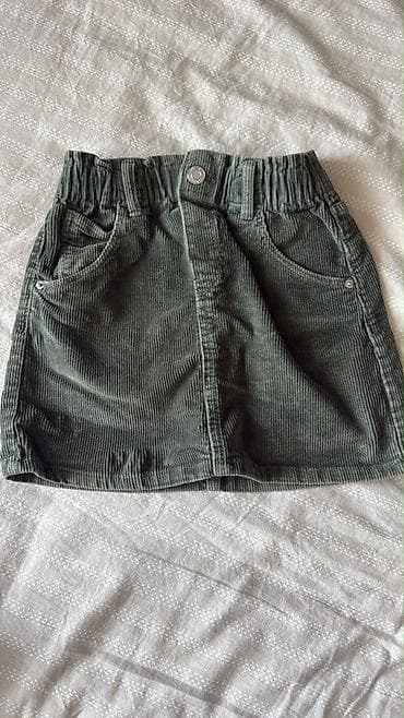 Ətəklər: Uşaq üçün cinsəli ətək 4-5 yaş H&M - Material: yumşaq manjetli — 1