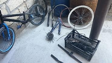 Velosiped hissələri və komplektlər - BMX tipli qara gövdə (çəngəl