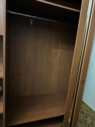 paltar dolab: Qarderob dəsti – sürüşkən güzgülü şkaf və komod - Material: ağac — 3