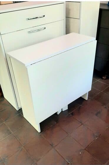 Mətbəx masası, Yeni, Açılan, Laminat, Kvadrat masa