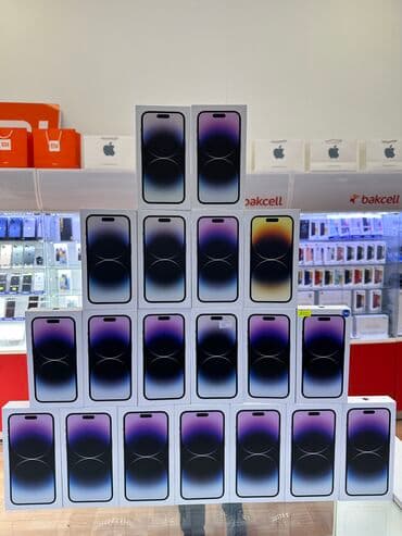 IPhone 14 Pro Max, 128 GB, Deep Purple, Zəmanət, Face ID