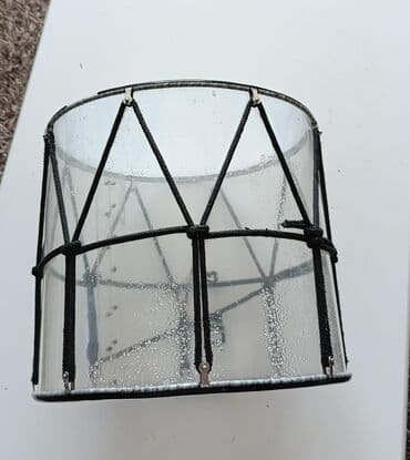 toy nağarası: Akrildən şəffaf korpuslu nağara (baraban) - Korpus: şəffaf akril — 4