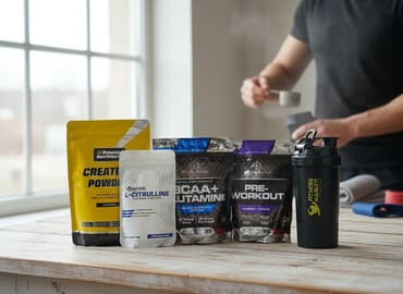 Dəbilqələr: 🏋️‍♂️ Full Sport Nutrition Set – Kreatin, Citrulline, BCAA — 1