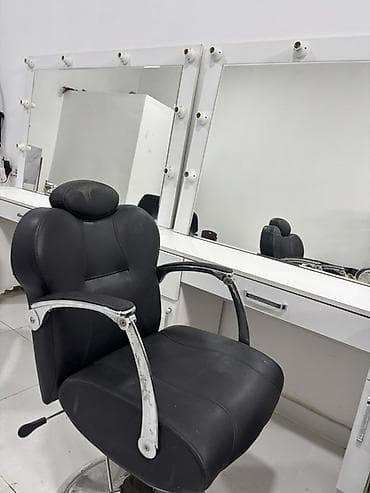 malazya mebel: Peşəkar salon kresloları – 2 model - Material: Qara eko‑dəri oturacaq — 5