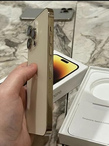 iphone zapcas: IPhone 14 Pro, 256 GB, Qızılı, Zəmanət, Kredit, Qırıq — 6
