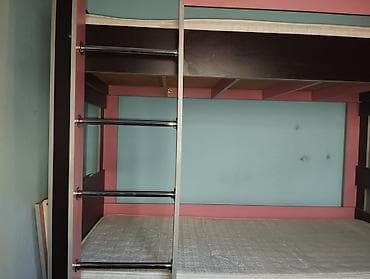 dəmir borular: Oğlan və qız üçün, Çarpayı, Matras ilə, Siyirməli, Laminat — 7