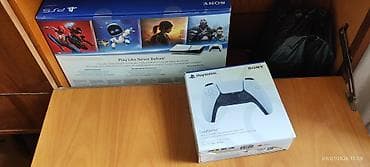 PS5 (Sony PlayStation 5): Sony PlayStation 5 (PS5) + 2 ədəd DualSense Komplekt: - PS5 oyun — 3