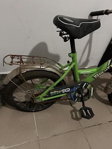 velosipe: İşlənmiş İki təkərli Uşaq velosipedi 16", sürətlərin sayı: 1, Ünvandan götürmə — 4