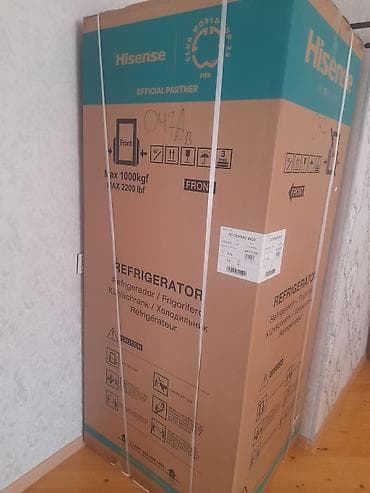 modem satilir: Yeni 2 qapılı Hisense Soyuducu Satılır, rəng - Gümüşü, Dispenserli — 3