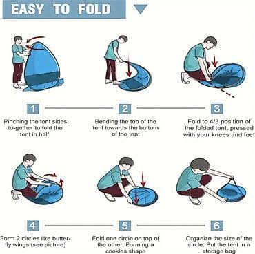 uşaq cadır: Pop-up çimərlik çadırı – sürətli qurulum və yığma üçün Məhsul — 1