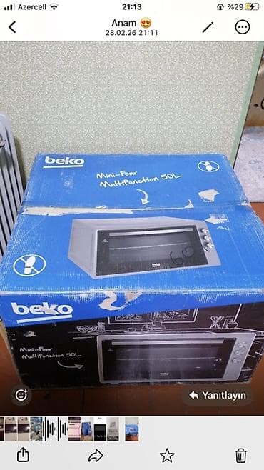 sim wifi modem: Duxovka Beko, Elektrik, rəng - Gümüşü, Ayrıca dayanan, Yeni — 1