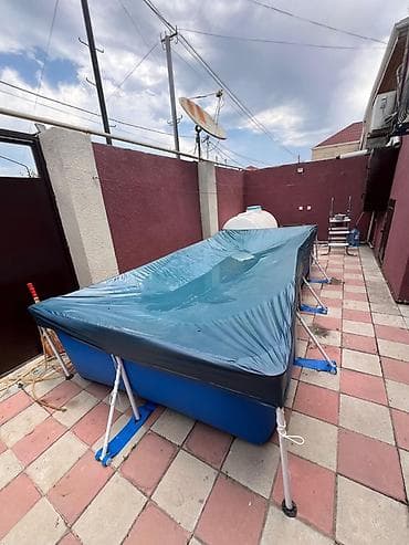 bas gitara: Portativ karkas hovuz komplekti Satılır – İntex hovuz (1 dəfə — 7