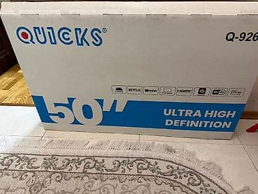 iphone telefonlar ucuz: QUICKS Q-9265 50" Ultra High Definition Smart TV - 50 düym UHD (4K) — 3