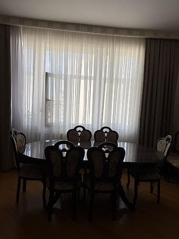 Masalar və oturacaqlar: Qonaq otağı üçün, Oval masa, 8 stul — 2