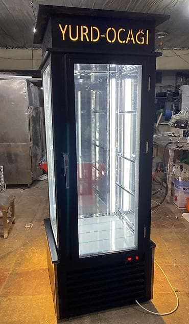 Vitrin tipli soyuducu kabinet - Şüşə vitrinli, dörd tərəfi görünən