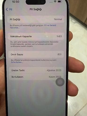 lalafo iphone 13: IPhone 15 Pro, 256 GB, Natural Titanium, Simsiz şarj, Face ID, Sənədlərlə — 7