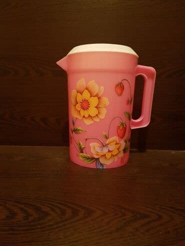 iran qablari: Su qabı. Təzə. Plastik. İran istehsalı. Hündürlüyü - 21 sm, Diametri — 1