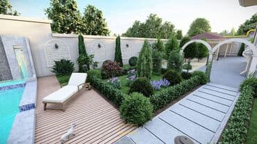 plastik qapi pencere qiymeti: Landşaft dizaynı *Villaların, Bağ evlərinin, Park, Xiyaban və.s — 4