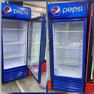 Pepsi vitrin soyuducu - Şaquli tip, tək qapılı şüşə vitrin - Üst
