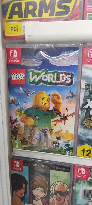 диск: Nintendo switch üçün lego worlds oyun diski. Tam original — 1
