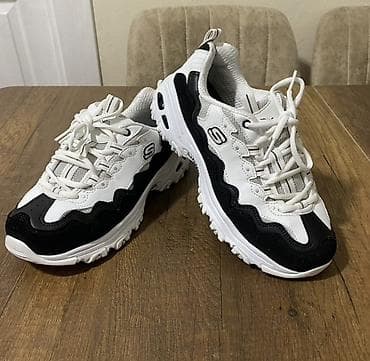 krosovkalar: Skechers, Ölçü: 38, rəng - Ağ, İşlənmiş — 1