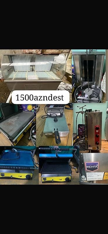 Kafe/restoran üçün peşəkar avadanlıq dəsti – 1500 AZN (dəst) Dəst at lalafo.az Kafe/restoran üçün peşəkar avadanlıq dəsti – 1500 AZN (dəst) Dəst