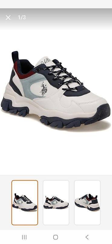US Polo Assn. kişi idman ayaqqabısı - Model: chunky/dad sneaker