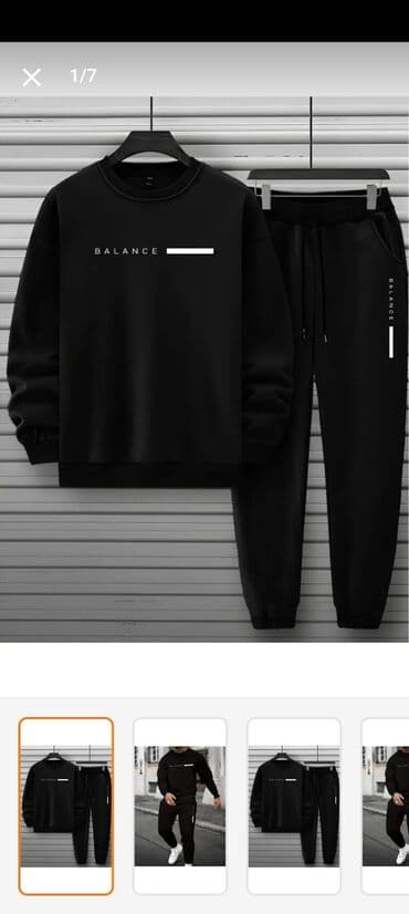 Köynəklər: Məhsul: kişi üçün idman dəsti - Dəst tərkibi: uzunqol sweatshirt və — 3