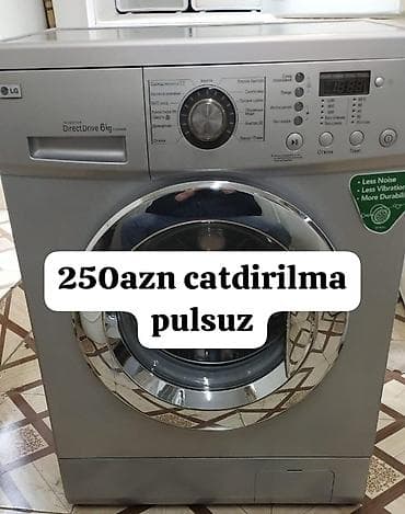glorious model o: Paltaryuyan maşın LG, 6 kq, Avtomat, Qurutmasız, Kredit yoxdur — 1