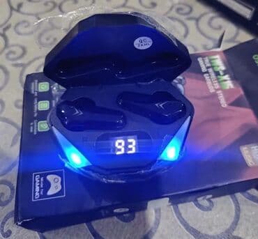 Yeni Simsiz (Bluetooth) Qulaqcıqlar, rəng - Qara