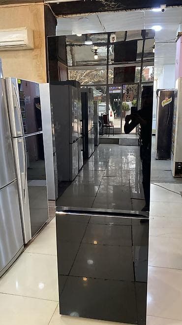 kondisioner teze: 2 qapılı Hoffman Soyuducu Satılır, rəng - Qara — 2