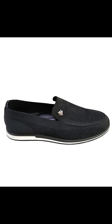 kisi lofer: Məhsul: Kişi loafer ayaqqabısı - Rəng: Qara - Üst material: Nəfəsalan — 1