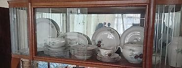 qapi ikinci el: Nahar dəsti, rəng - Ağ, Farfor — 1