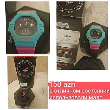 İşlənmiş, Qol saatı, Casio, rəng - Mavi