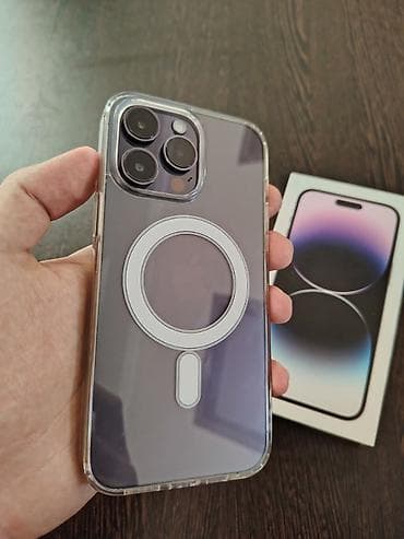 IPhone 14 Pro Max, 256 GB, Deep Purple, Barmaq izi, Face ID, Simsiz şarj — 2