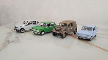 Kolleksiya üçün 1:43 və oxşar miqyaslarda metal və plastik die-cast — 2