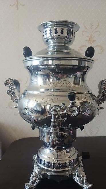 Samovarlar: Yeni Elektrik Samovar, 5 l, Pulsuz çatdırılma — 2