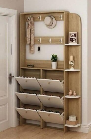 soft home: Yeni, Açılan, 3 qapılı Düz dolab, Ayaqqabı dolabı, Azərbaycan — 3