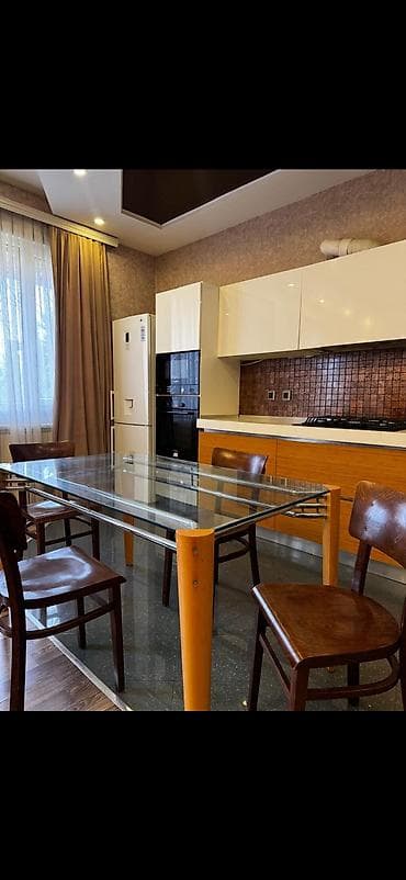 Mətbəx üçün, Açılmayan, Dördbucaq masa, 4 stul