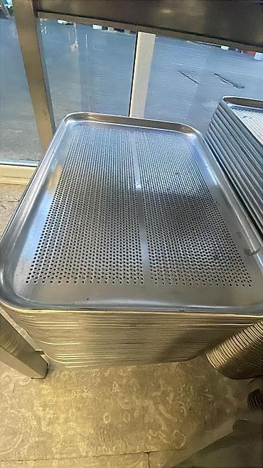 Mətbəx aksesuarları: Tepsi Padnus List Türkiyə istehsalı Aluminium 40x60 sm : 18 AZN — 4