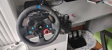PS4 (Sony Playstation 4): Logitech G29 Driving Force yarış sükanı və pedal dəsti. Ciddi alıcılar — 1
