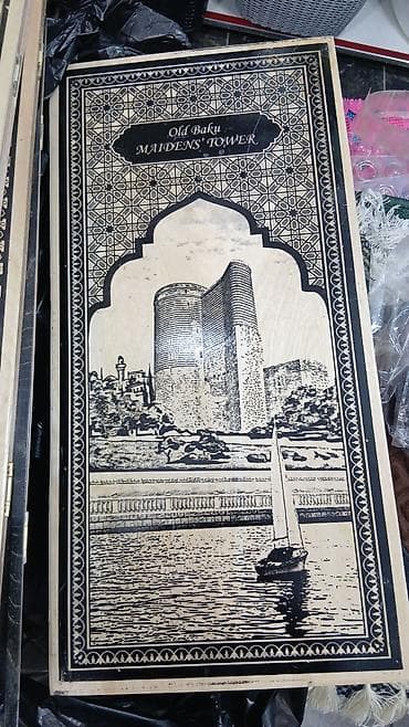 oyun disk: Bakı temalı taxta nərd dəsti - Material: ağac korpus, rezinli — 7