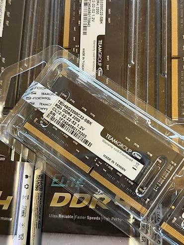Оперативная память (RAM) для ПК: Оперативная память (RAM) для ПК Team Group, 16 ГБ, 3200 МГц, DDR4, Для ноутбука, Новый — 2