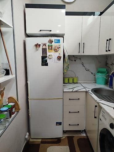 pec qaz: Ağ rəngli, L-formalı mətbəx mebel dəsti - Üst və alt modullar: parlaq — 4