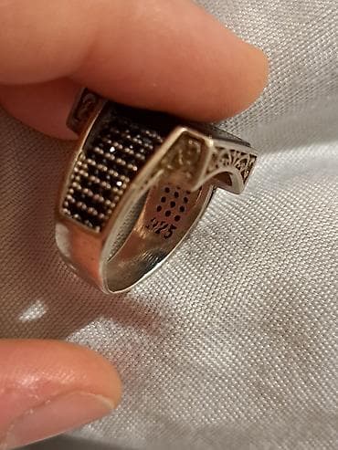 kişi gümüş üzük: Üzük, Gümüş, 875 Əyar — 2